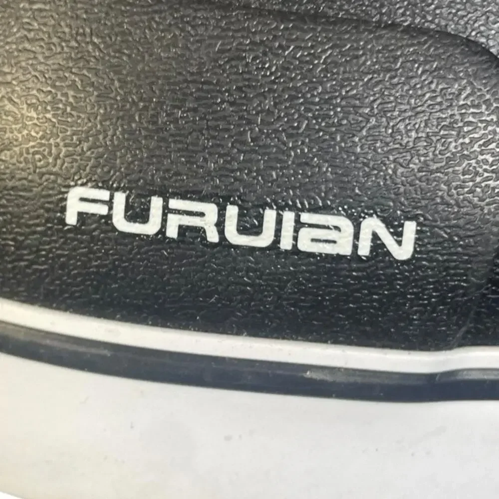 Furuian Women’s Black Ankle Deck Waterproof Boots Size-8